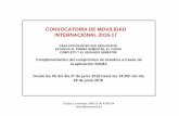 CONVOCATORIA DE MOVILIDAD INTERNACIONAL 2016-17€¦ · 1.- marcar una o más asignaturas de la universidad de destino, y una o más asignaturas de la UPNA y pulsar GRABAR. 2.- repetir