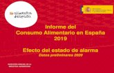 Informe del Consumo Alimentario en España Efecto del ... · 612,10 611,50 606,78 604,23 583,04 566,99 565,73 537,63 illes balears cataluÑa canarias galicia castilla y leÓn comunitat