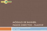 MÓDULO DE BANNER: Certificacionesponce.inter.edu/wp-content/uploads/documentos/student right to kno… · mÓdulo de banner: pagos directos - faainve decanato de administraciÓn