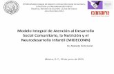 Modelo Integral de Atención al Desarrollo Social …...Neurodesarrollo Infantil (MIDECONN) México, D. F., 30 de junio de 2015 Dr. Abelardo Ávila Curiel SCPIAN Modelo Integral de