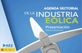 Presentación - AEEolica · @aeeolica 8 Palancas de competitividad del Sector Eólico Industrial español La apuesta por productos sostenibles, que ayuden a avanzar hacia un mundo