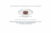 VICERRECTORADO DE CALIDAD - UCM · 3 Modelo de memoria anual de seguimiento de los títulos- Versión 4.2 Oficina para la Calidad Vicerrectorado de Calidad de la UCM I.- INTRODUCCIÓN