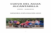 EXPLORACIÓN 2018 CUEVA DEL AGUA ALCANTARILLAextopocien.es/.../2020/01/20200110.EXPLORACION-CA... · Mundo y la Sima, continúan con las labores de trabajo realizadas de forma ininterrumpida
