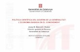 POLÍTICA CIENTÍFICA DEL GOVERN DE LA GENERALITAT: L’ECONOMIA BASADA EN EL CONEIXEMENTblogs.iec.cat/observatori/wp-content/uploads/sites/2/... · 2013-01-23 · seqüencia el genoma