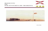 BOLETIN DE INFANTERÍA DE MARINA - Gobierno de …...Comandancia Militar de Marina de Villa Cisneros, la última bandera nacional en el Sahara, y cumplieron el deber, recogido en el