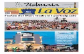 Festes del Mar: Tradició i participaciólavoz.cat/pdf/201807-LaVoz-FestaDelMar.pdf · ESPECIAL FESTES DEL MAR 2 LA VOZ JULIO 2018 PROGRAMA FESTES DEL MAR 2018 Dijous 12 de juliol