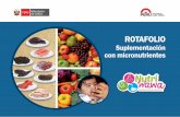 Suplementación con micronutrientes · 1. El rotafolio está compuesto de secciones. Se recomienda usar cada sección por separado, en diferentes sesiones y en el orden indicado.