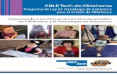 ABLE Tech de Oklahoma - Oklahoma ABLE Tech€¦ · Las Personas con Discapacidades Los Familiares Los Proveedores de Servicios Los Defensores Los Educadores . Este nio sordo y ciego