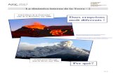 La dinàmica interna de la Terra 2 . Vulcanisme · 2014-08-06 · Activitat 2 : Els volcans explosius i els volcans efusius: dues manifestacions de les erupcions volcàniques El vulcanisme