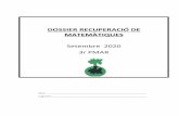 RECUPERACIÓ DE MATEMÀTIQUESiessantagusti.es/.../Recuperacio-Matematiques-3r-PMAR.pdf · 2020-06-30 · RECUPERACIÓ MATEMÀTIQUES 3r PMAR 2 ATENCIÓ! Aquests exercicis és una part