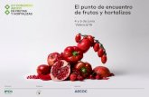 El punto de encuentro de frutas y hortalizas€¦ · de Frutas y Hortalizas La cita de referencia para todas las empresas que conforman la cadena agroalimentaria del sector hortofrutícola