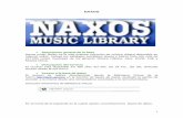 NAXOS - UACJ de uso Bases de... · 2014-01-24 · Veamos las opciones de búsqueda vanzada y hagamos una búsqueda de a “Sergei Prokofiev” En la búsqueda avanzada nos permite