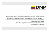 Bases del Plan Nacional de Desarrollo 2006-2010 ... - Senabolivar.sena.edu.co/documentos/pnd_2006-2010.pdf · para todos 2. Política de defensa y seguridad democrática 5. Un Estado