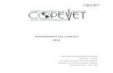 REGLAMENTO DEL COPEVET 2014copevet.org/wp-content/uploads/2018/09/REGLAMENTO_DEL_COPE… · Certificación Profesional: Es el mecanismo tendiente a convalidar la titulación. Habilitación