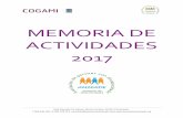 MEMORIA DE ACTIVIDADES 2017 - COGAMI...20/01/2016: Asistencia ao acto de entrega de premios Cidade de Pontevedra. 07/03/2017: Entrega das licencias de navegación de embarcacións