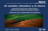 Resumen para responsables de políticas - IPCC · 2020-06-02 · RRP Resumen para responsables de políticas 5 Diversas personas han prestado ayuda en lo concerniente a los elementos