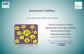Economía Pública 2 … · 1. La Economía del Bienestar como instrumento: Eficiencia económica y ecuaciones del bienestar. Los teoremas fundamentales de la Economía del Bienestar.
