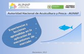 Autoridad Nacional de Acuicultura y Pesca - AUNAPcpps.dyndns.info/cpps-docs-web/faocpps/certif_pesq/...Autoridad Nacional de Acuicultura y Pesca - AUNAP Noviembre, 2012 ORDENACIÓN