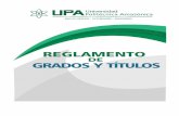TÍTULO I - upa.edu.pe … · Adquisición de carpeta para obtener la Constancia de Egresado (Solicitud dirigida al Con el Formato de no Adeudo el Rector). - Adquirir en tesorería