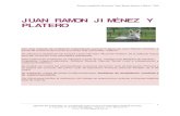 JUAN RAMON JIMÉNEZ Y PLATERO - educa.jcyl.es · JUAN RAMON JIMÉNEZ Y PLATERO Con este material de ampliación pretendemos acercar la figura de Juan Ramón Jiménez, a través de