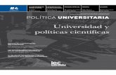 Universidad y políticas cientíﬁcas...34 OCTUBRE 2017 IEC - CONADU POLÍTICA UNIVERSITARIA LA UNIVERSIDAD EN AMÉRICA LATINA RODRIGO AROCENA UNIVERSIDAD DE LA REPÚBLICA, URUGUAY