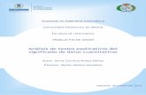 Análisis de textos explicativos del significado de datos cuantitativosoa.upm.es/32526/1/PFC_SILVIA_NUÑEZ_NUÑEZ.pdf · 2014-10-28 · Grado, es un proyecto de investigación que