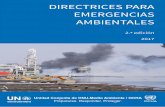 Directrices para emergencias ambientales · ejemplo, de la evaluación y la cartografía de amenazas industriales como apoyo a medidas de preparación para emergencias en países,