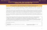 PROTOCOLO DE RECOMENDACIONES COVID-19 PRÁCTICAS …produccion.jujuy.gob.ar/wp-content/uploads/sites/18/2020/... · 2020-04-16 · VERSIÓN 1.0 2 PROTOCOLO DE RECOMENDACIONES PRÁCTICAS
