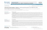 REVISTA ESPAÑOLA Publicación Oﬁ cial del Consejo General ...X(1)S(ovm2frj3... · el hallux uña en teja leve u onicocriptosis crónica sin tejido inflamatorio. La muestra se compuso
