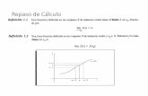 Repaso de Cálculo€¦ · MÉTODO DE BISECCIÓN •Si f es una función continua sobre el intervalo [a, b] y si f(a).f(b)