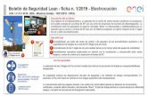 1. Resultados de Seguridad 2019 - Portal HSEQ · Boletín de Seguridad Lean - ficha n. 1/2019 - Electrocución GIN. I-C-F-F-2019 - BRA - Mineiros (Goiás) - 10/01/2019 - FATAL Descripción