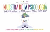 Colegio Oficial de Psicología de Andalucía Occidentalcopao.cop.es/files/noticias/2128/MUESTRA_PSICO... · 10:15 10:15 11:30 11:30 12:00 12:00 13:00 13:00 13:30 13:30 14:30 14:30