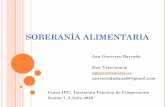 SOBERANÍA ALIMENTARIAcatedradecooperacion.unizar.es/sites/default/files... · La soberanía alimentaria promueve el comercio transparente, que garantiza ingresos dignos para todos