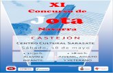Concurso de Jota - Ayuntamiento de Castejón · realizado por la Rondalla de la Escuela de Jotas de Castejón. 12.Premios: Los tres primeros clasificados de ca-da categoría serán