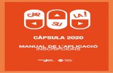 Inici - ÀPSULA 2020 · 2020-02-10 · d’educació secundària obligatòria, les diferents opcions de formació post obligatòria de la comarca d’Osona. Càpsula 2020 tindrà