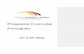 Programa Curricular Português · 2019-01-30 · 3 Prefácio O Programa Curricular do Colégio Alemão do Porto tem como base o documento “Programa e Metas Curriculares de Português