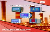 ANALIZADORES DE RED · 2019-10-01 · analizadores analizadores de red ar-05ctar-03-05 gama de productos analizadores de red – corriente alterna display lcd montaje carril din lcam,