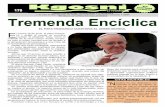EL PAPA FRANCISCO CUESTIONA EL ORDEN …prensaindigena.org/web/pdf/Kgosni-178.pdfEL PAPA FRANCISCO CUESTIONA EL ORDEN MUNDIAL RUDH l jueves 18 de junio, el papa Francis-co I, dirigió