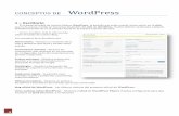 CONCEPTOS DE WordPress - Blog UCLMblog.uclm.es/jesusfernandez/files/2013/06/Conceptos-de-WordPress.… · CONCEPTOS DE WordPress 1 ... creado con WordPress recibirán aviso automáticamente