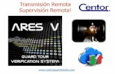 Transmisión Remota Supervisión Remota! Ares-Ve.pdfRegistrador de Ronda M8600 Plataforma de descarga P8000 Escarapelas de Identificación Libreta de Incidentes & Mensajes Llaves de