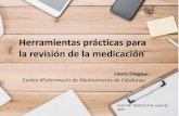 Herramientas prácticas para la revisión de la medicación fap... · Entorno personal de aprendizaje (PLE) Conjunto de herramientas, fuentes de información, conexiones y actividades