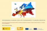 PROGRAMAS EUROPA CON LOS CIUDADANOS Y ......Autoridades públicas locales y regionales (y otras organizaciones que las representen) Asociaciones de ciudadanos y comités de hermanamiento