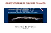 Informe de avance - observatoriorh · •Servicios – Infraestructura – Instalaciones de todos los niveles, tanto públicas como privadas (MINSA‐CSS y privado) – RRHH (perfil
