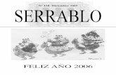 FELIZ AÑO 2006 - Amigos de Serrablo · SERRABLO 3 Editorial Un nuevo año concluye y en "Amigos de Serrablo" seguimos con esa actividad que hace posible que la Asociación mantenga