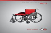 Manual de instrucciones - Bischoff & Bischoff · 2019-02-05 · Las sillas de ruedas B+B se suministran plegadas en una caja especial. Los comercios sanitarios especializados y cualificados