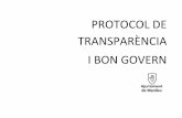PROTOCOL DE TRANSPARÈNCIA I BON GOVERNtransparencia.manlleu.cat/files/doc22549/protocol... · aprovades des de l’any 2011. ... Organigrama municipal : Organització de les àrees