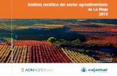 Análisis sintético del sector agroalimentario de La Rioja€¦ · Análisis Sintético del sector agroalimentario de La ioja 201 3 ... A pesar del importante peso de la actividad