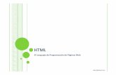 HTML - UPMimartinez/CursoWebETSAM/files/HTML...Introducción al HTML. Estructura general de una página: etiquetas HTML, HEAD y BODY. Dar título a la página con la etiqueta TITLE.