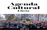 Agenda Cultural - Llíria · 2019-04-03 · SETMANA SANTA Intervenen: Cor Madrigal de Benifaió, Coral Polifònica Primitiva de Llíria i Cor Social Unió Musical de Llíria. Agenda