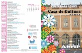 AGENDA - Xàtiva · 2015-03-27 · Del 17 al 30 d'abril Casa de Cultura, Pati Cobert GRAVATS Obres dels alumnes del Taller de Gravat CCX Del 17 al 30 d'abril Casa de Cultura, Sala